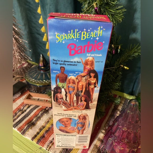 RARE - 1995 Sparkle Beach Barbie with Twisted Braid - Picture 5 of 11